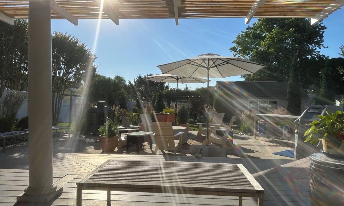 North Cape May House | Sunset View Beach Bungalow - Pets Allowed. Amazing covered deck and yard.