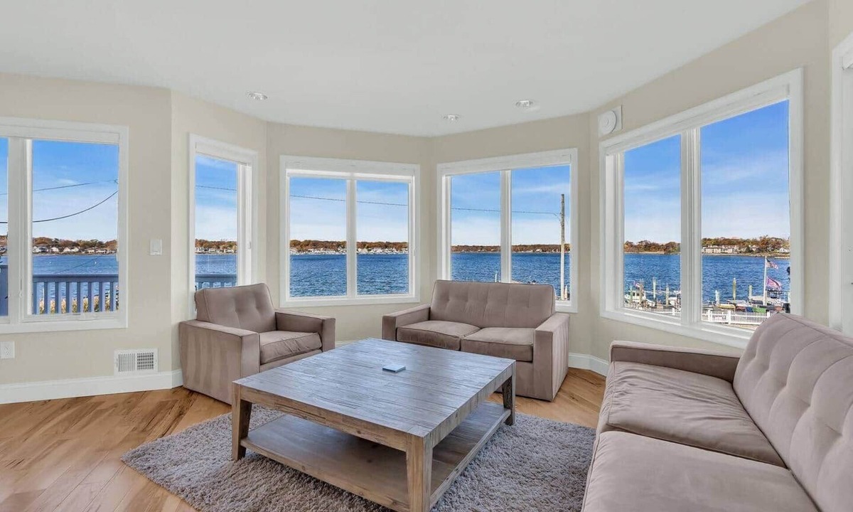 Neptune City House | Sweeping Water Views, heated pool, 2700 square feet