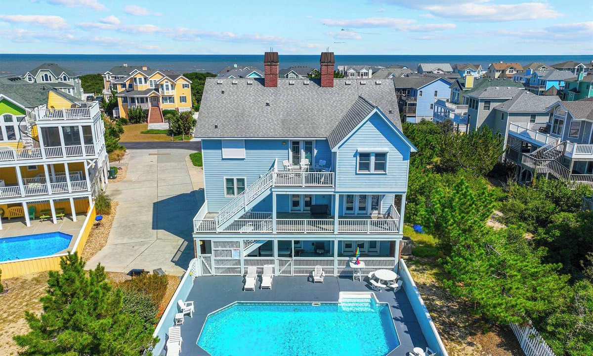 Buck Island House | The Carolina House | Pool, Hot Tub, Elevator & Game Room