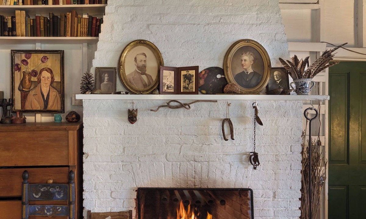 Scandia House | This historic 1911 summer cabin set along the saint croix river offers a quiet step back in time. Filled with original character, the home features a cozy fireplace, screened porches with sweeping river views. Simple, serene and surrounded by nature.