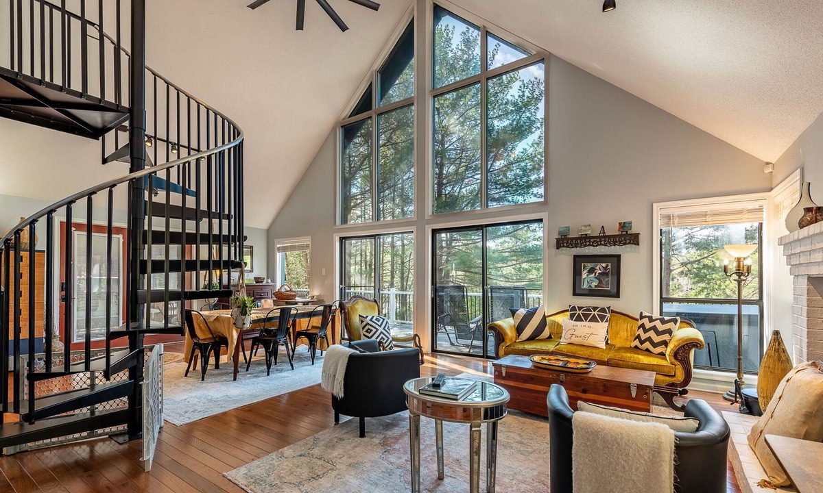 The Woods Cabin | Trailblazer Boho Chalet at The Woods With Hot Tub