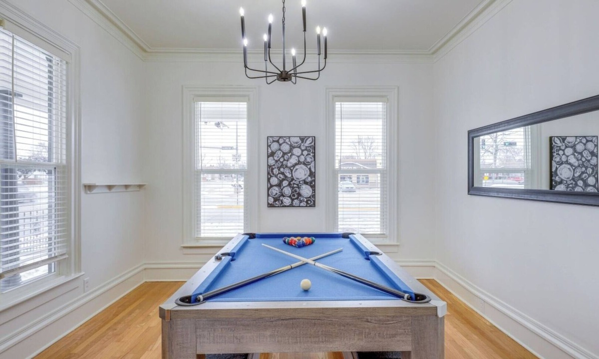 Blair House | Walk to Downtown Blair Game Room +Fireplace