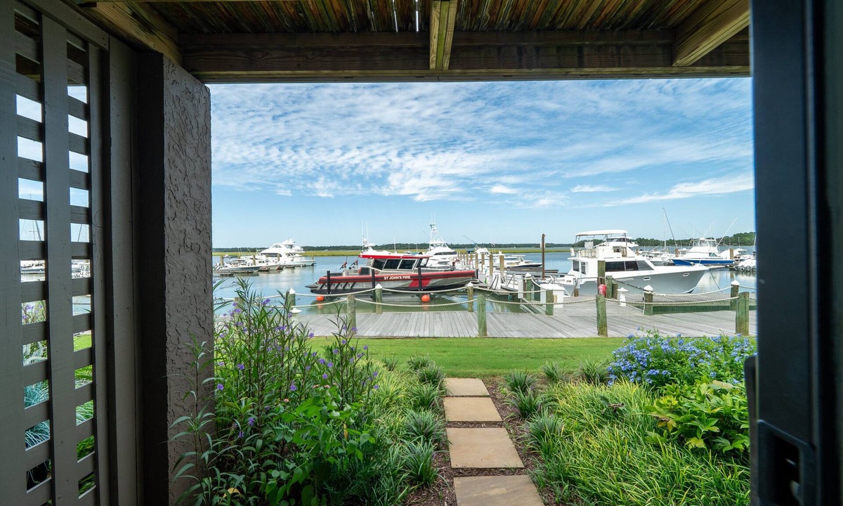 Bohicket Marina Village Villa | Waterfront 1BR 2BA Condo. Marina Views! Pet Friendly-2 dogs Lake House access only