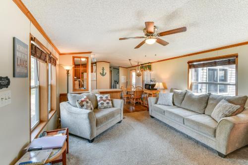 Gladwin House | Waterfront Home w/Boat Slips in Northern Michigan