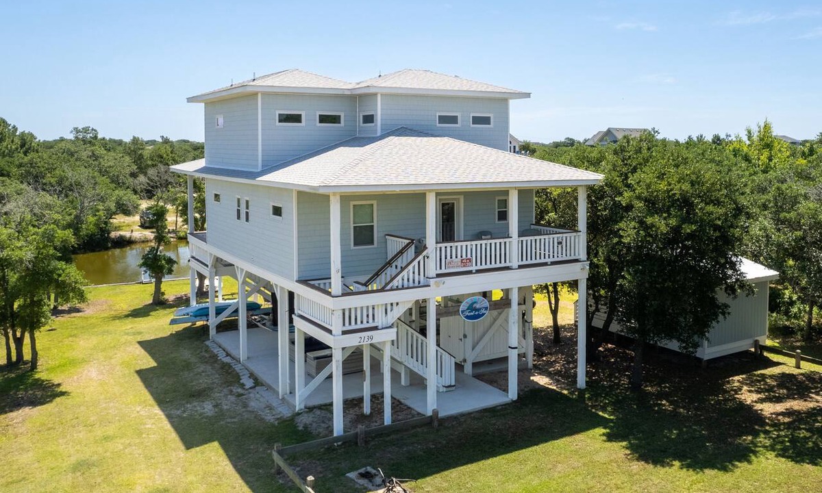 Carova Beach House | Wild Horses, Wilder Views: Stunning Carova Canal Front Home
