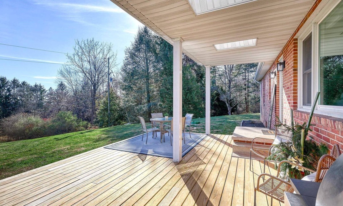 Dover House | Wooded and secluded 3-bed home with a view, game room, fire pit, by Ski Roundtop