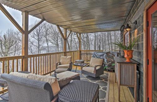 Beech Mountain Apartment | 1 Mi to Beech Mtn: Cabin w/Fire Pit & BBQ!