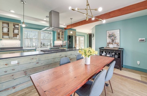 Turner Park House | 1 Mi to Campus: Modern Tulsa Home w/Private Yard