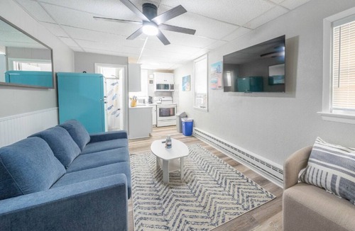 North Wildwood Condo | 1BR Beach Condo · Sleeps 5 · Walk to Boardwalk