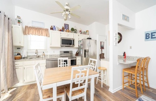 Sea Isle City Condo | 2 Bedroom Condo-Spacious deck, within walking distance to stores, restaurants, & the beach!