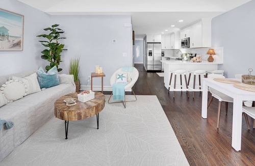 Lake Como House | 2 bedroom + den on the Jersey Shore, Lake Como with AC, WiFi, BBQ and Fire Pit
