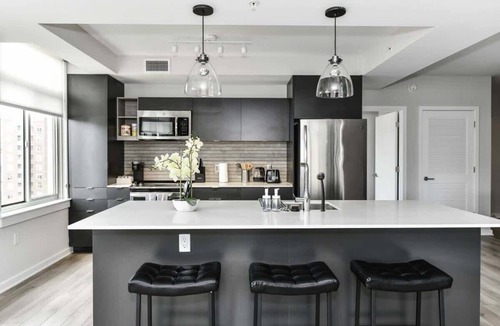 Crystal City Apartment | 2BR Urban Retreat | Gym, Prkng & Scenic Rooftop