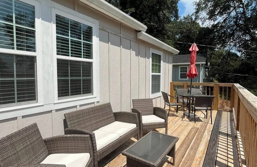 Rome Cottage | 3-bedroom cottage a mile to downtown Rome Ga.Large deck to enjoy the evening in.