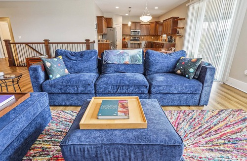 Waukee House | 300 on Abigail. 4BR/3BA. Large kitchen. Deck with TV. Playground.