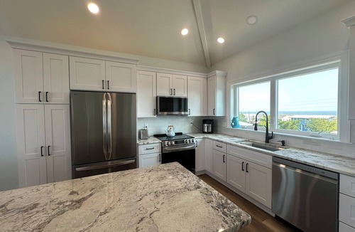 Broadkill Beach House | 360 Water Views I Steps to Beach I Rooftop & Screened Deck I Elevator I Dog Welc