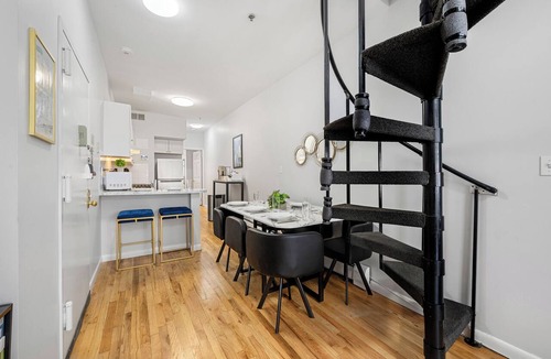 Hoboken Apartment | 3Br 3Ba NY Charm Modern Luxe Sleeps to 12 Min to NYC Free Parking Permit