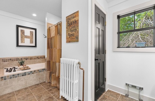 Zumbrota House | 4BR Modern Home, Hot Tub, Fire Table & Family Room