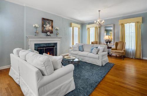 Fort Smith House | 6 Private Suites! Game Room, Living Room-The Beland Mansion