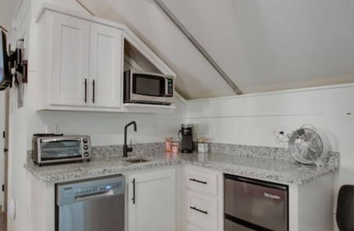 Groveoak RV Rental | #8 (Game Room) Luxury Glamping Tent Arcade Theme