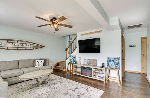 Louisa House | 8 Mi to Historical Sites! Lake Anna Home w/Dock
