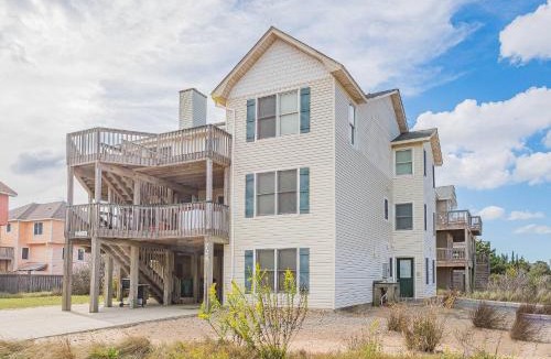 Corolla House | A Beach Ball - Corolla, Crown Point, Semi-Oceanfront, 50 Ft to Beach Access, Community Pool, Hot Tub, Pets OK