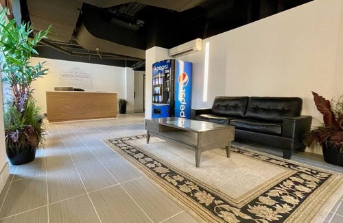Downtown Omaha Apartment | A historic 700 square foot Atrium loft in the heart of the Old Market