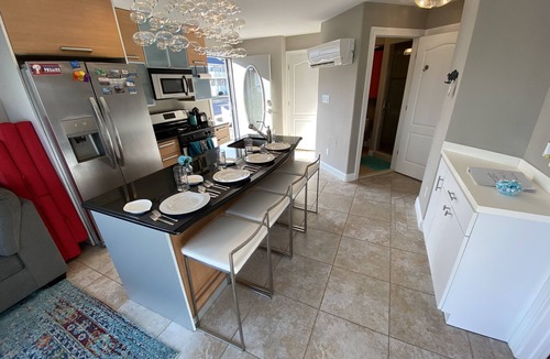 Brigantine Condo | A Stones Throw 2 Beach & AC, Fireplace+ Outdoor Lounge great 4 small Families!