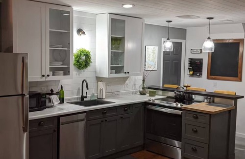 Frontenac Apartment | Adventure Time: Cozy Accessible Cabin + Trail Access