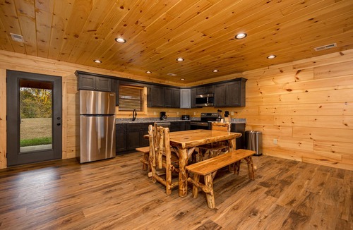 Cosby Cabin | Affordable luxury: mountain views, easy access, hot tub, Wi-Fi & game room fun!