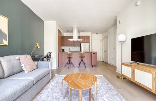 Navy Yard Apartment | Airy Navy Yard 1BR w/Gym, Rooftop Pool, walk to Nats Park, by Blueground