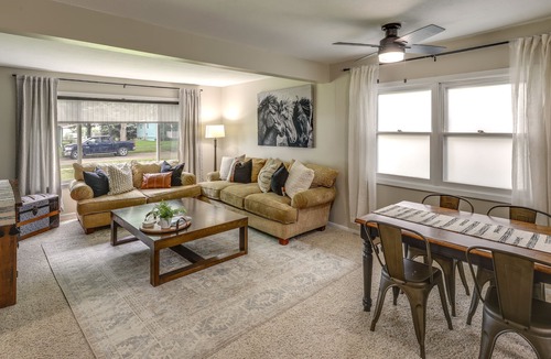 Akron House | Akron Getaway w/ Backyard Patio + Gas Grill!