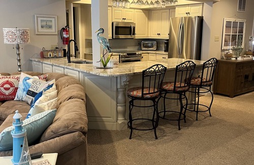 North Beach Haven Condo | All new photos! Bayfront! Close to Fantasy Island, shops, restaurants and more!