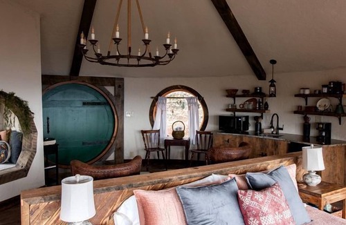Rising Fawn Cabin | Amazing Hobbit House with Fire Pit and Barbecue in Rising Fawn, Georgia