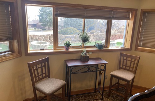 Lamar Heights Area Apartment | B. Spacious one-bedroom apartment in lower level with large windows