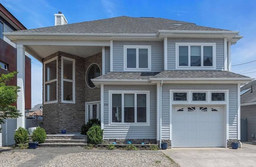 Normandy Beach House | Bayfront Luxury Home with Hot Tub, Sleeps 16+