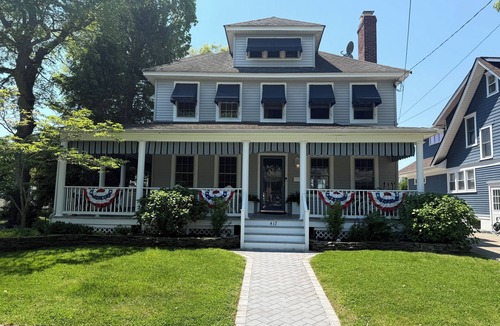 Bradley Beach House | Beach Retreat w/Hot Tub, Wraparound Porch, beach passes, bikes - Sleeps 12