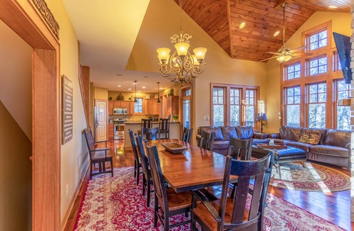 Foscoe House | Bearfoot Lodge at Echota Resort - Pool, Gym, Fishing Access, Private hot tub