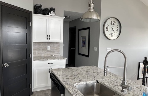 Arnolds Park Cabin | Beautiful 2 story cabin at Bridges Bay with lake view!