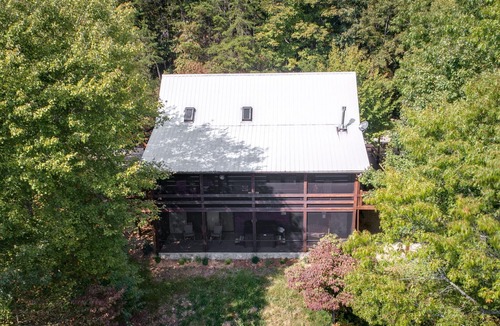 Morganton Cabin | Beautiful all season's view of the Blue Ridge Mountains.
