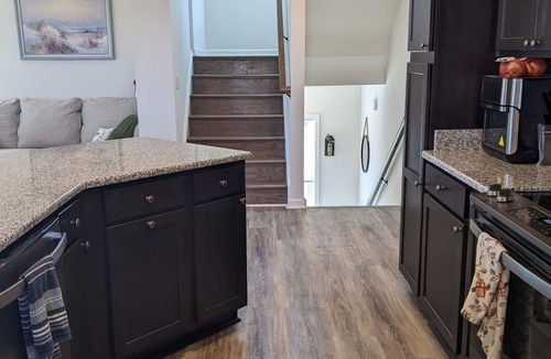 Slaughter Beach House | Beautiful elevated new beach house-1 minute drive to the beach!