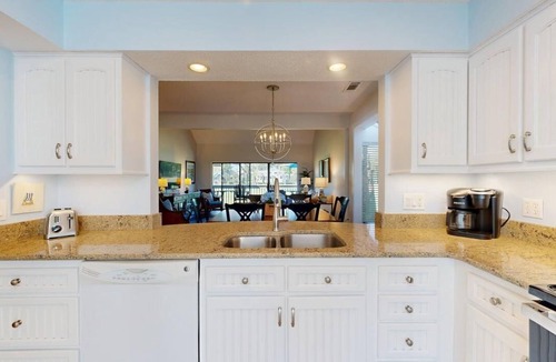 Palmetto Dunes Villa | Beautiful Golf Course Views From Your Private Deck!