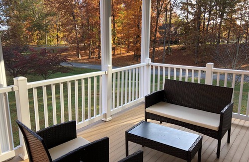 Bumpass House | Beautiful Large Home Minutes from Lake Anna with Games & Hot Tub!