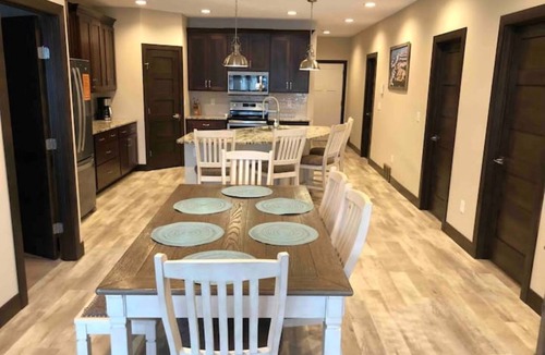 Arnolds Park Condo | Beautiful Newly built Bayside Lake Front Condo!