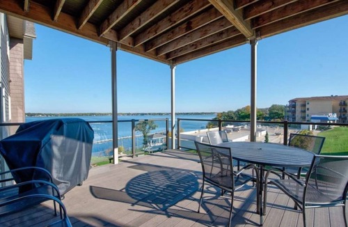 Arnolds Park Condo | Beautiful Newly built Bayside Lake Front Condo!