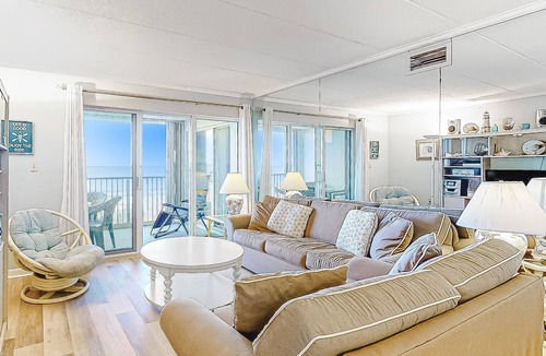 Midtown Ocean City Condo | Beautiful, Sunlit Home in Beachfront Building w/Central AC, Balcony, Free WiFi