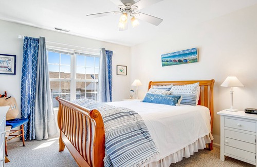 Ocean View Condo | Bethany Bay getaway with Bay views, pool access, tennis, central AC & WiFi