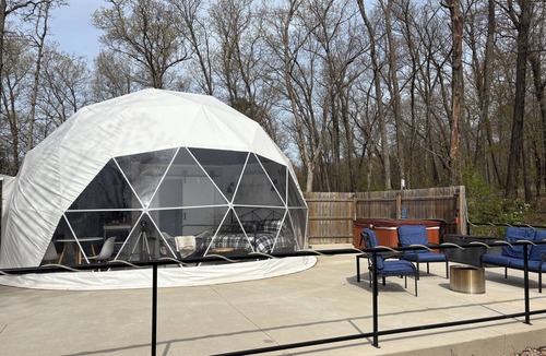 Black River Falls RV Rental | Black RiverFalls Glamping Dome 2