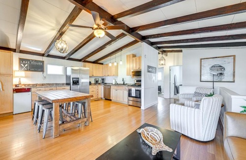Norwood House | Boat Dock & Slip: Waterfront Home on Lake Tillery!