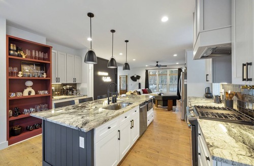 Southern Pines House | Bourbon & Bubbles with Speakeasy & Hot Tub in Downtown Southern Pines!