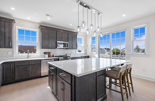 Mystic Island House | Brand New, Waterfront Beach Oasis with Heated Pool, Hot Tub, & Dock close to LBI